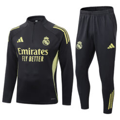 Ensemble Training REAL MADRID Noir Jaune 2025/26