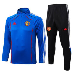 Ensemble Training MANCHESTER UNITED Bleu Retro 2025/26