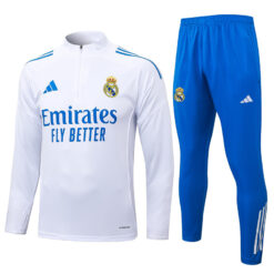 Ensemble Training REAL MADRID Blanc Bleu 2025/26