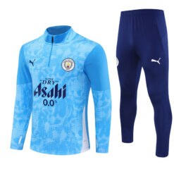 Ensemble Training MANCHESTER CITY Bleu Camouflage 2025/26