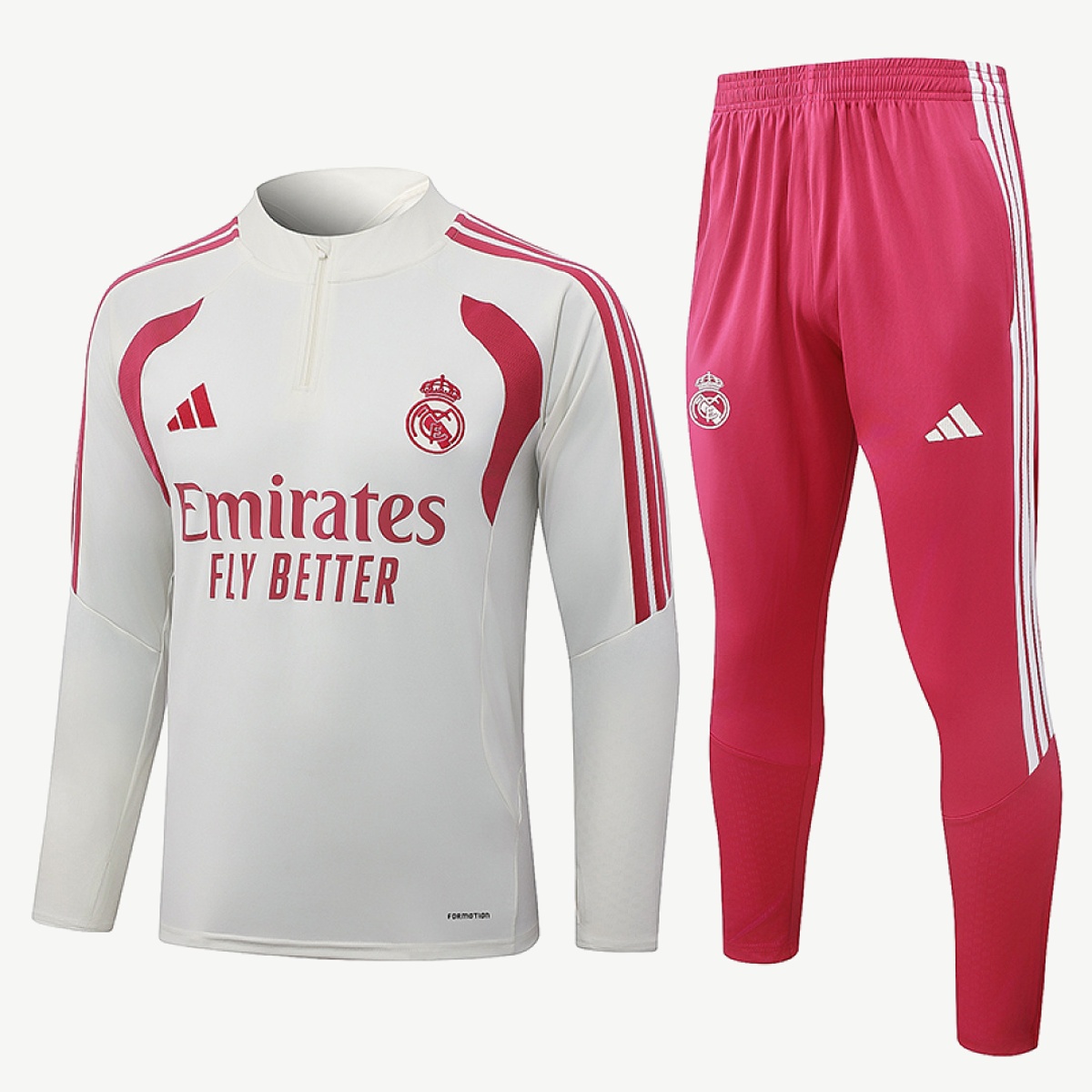 Ensemble Training REAL MADRID Beige 2026/27
